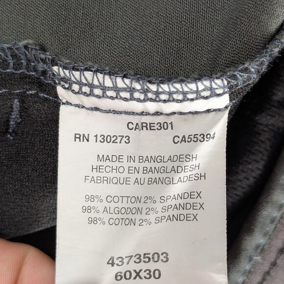 Lee Extreme Comfort 60x30 Men’s Pants Gray Stretch Straight Performance Series - Picture 4 of 4